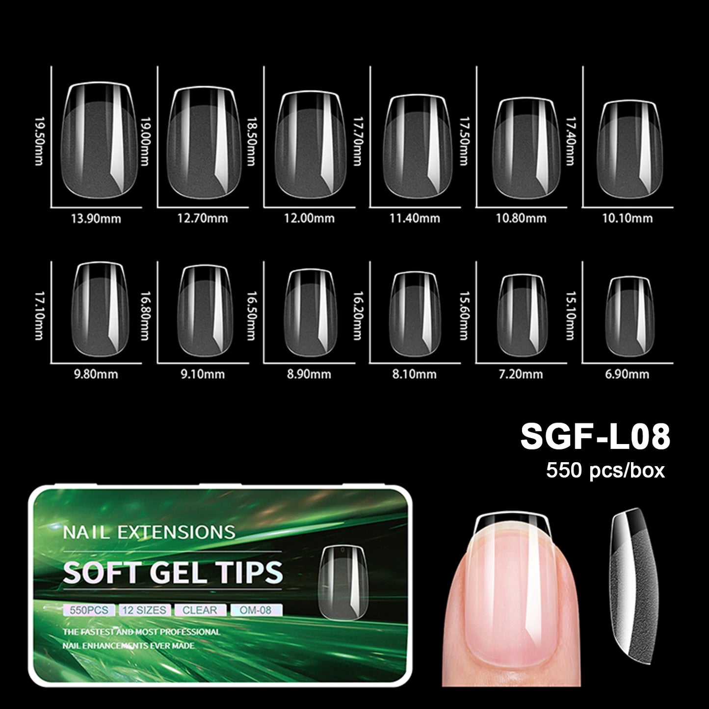Boite faux Ongles à coller
