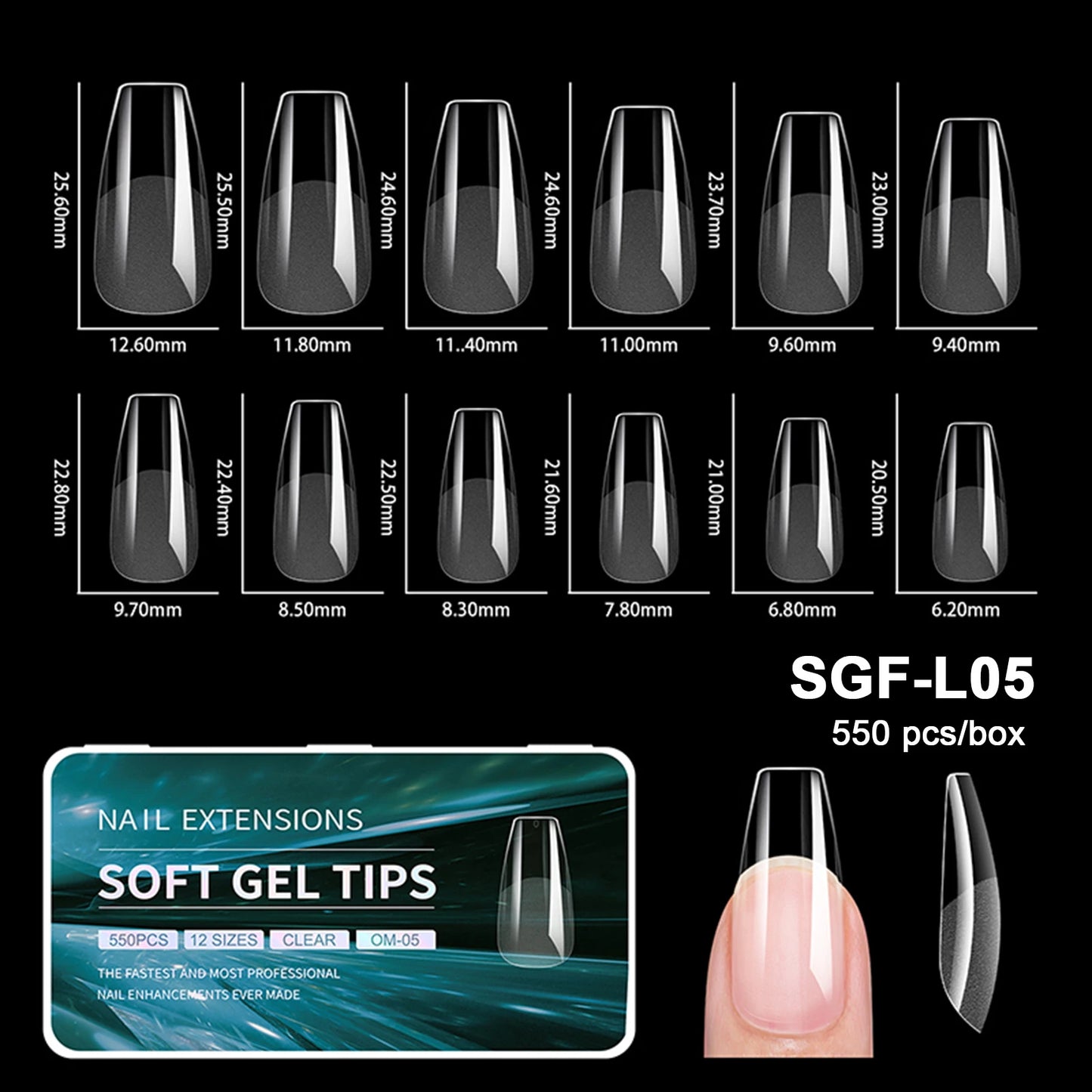 Boite faux Ongles à coller