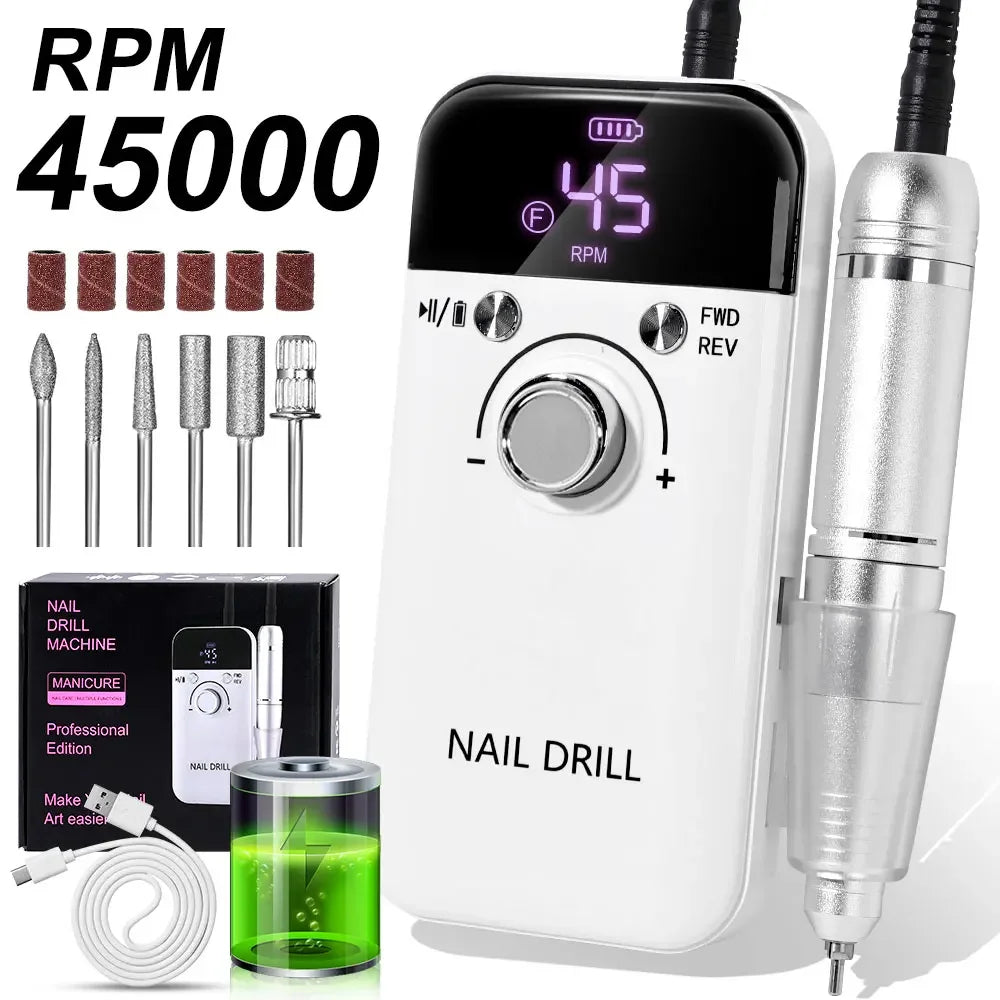Ponceuse a ongles portable