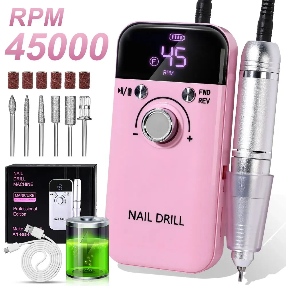 Ponceuse a ongles portable