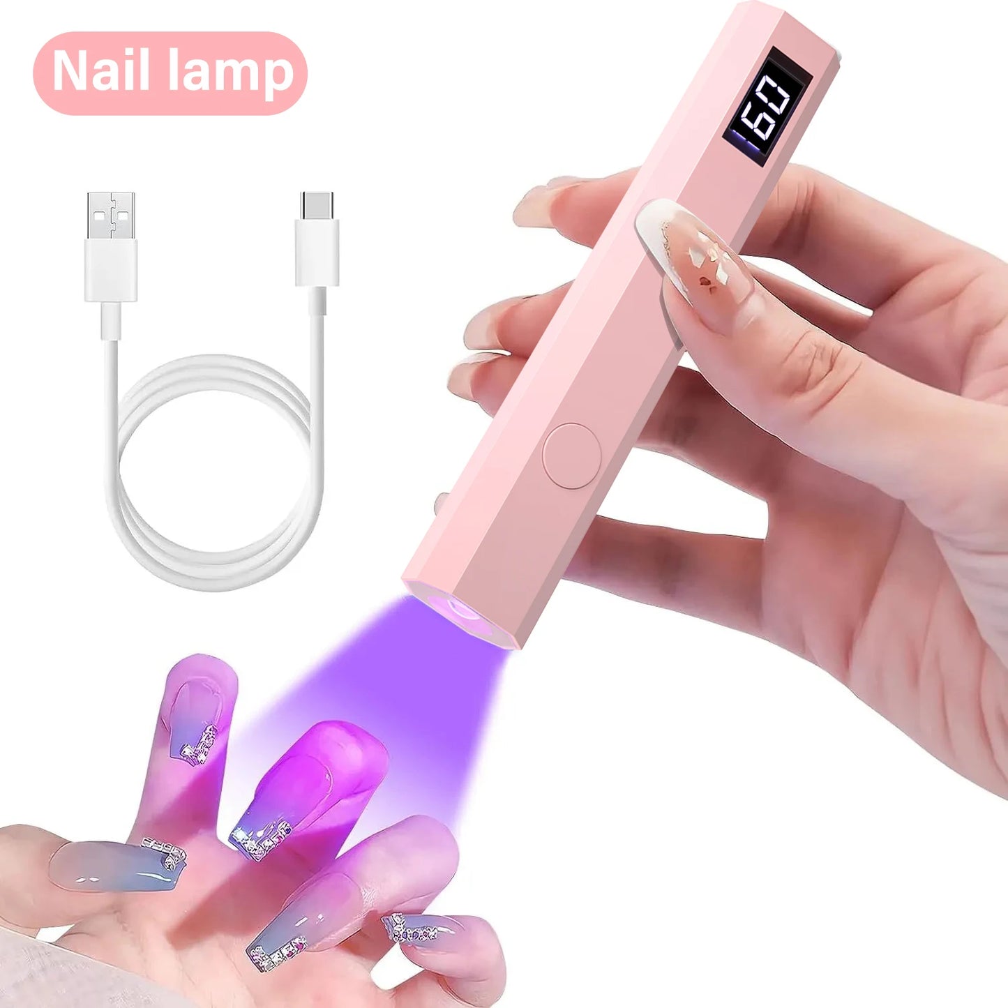 Mini lampe de table UV/LED