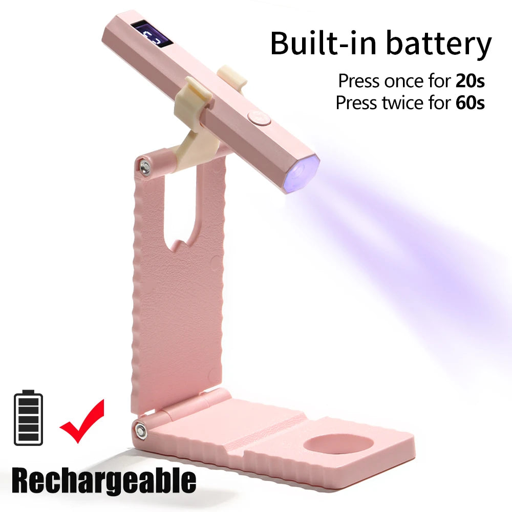 Mini lampe de table UV/LED