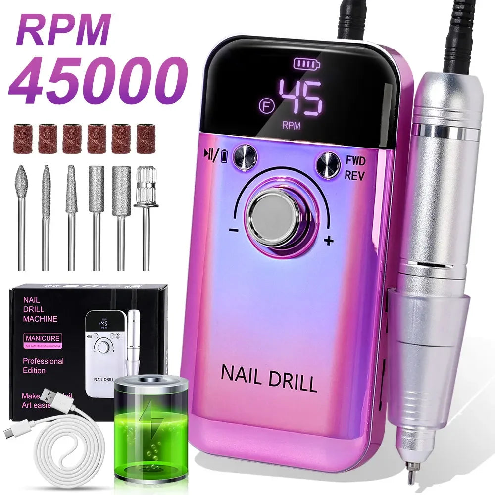 Ponceuse a ongles portable