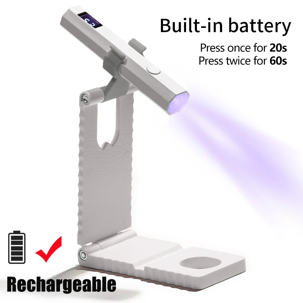 Mini lampe de table UV/LED