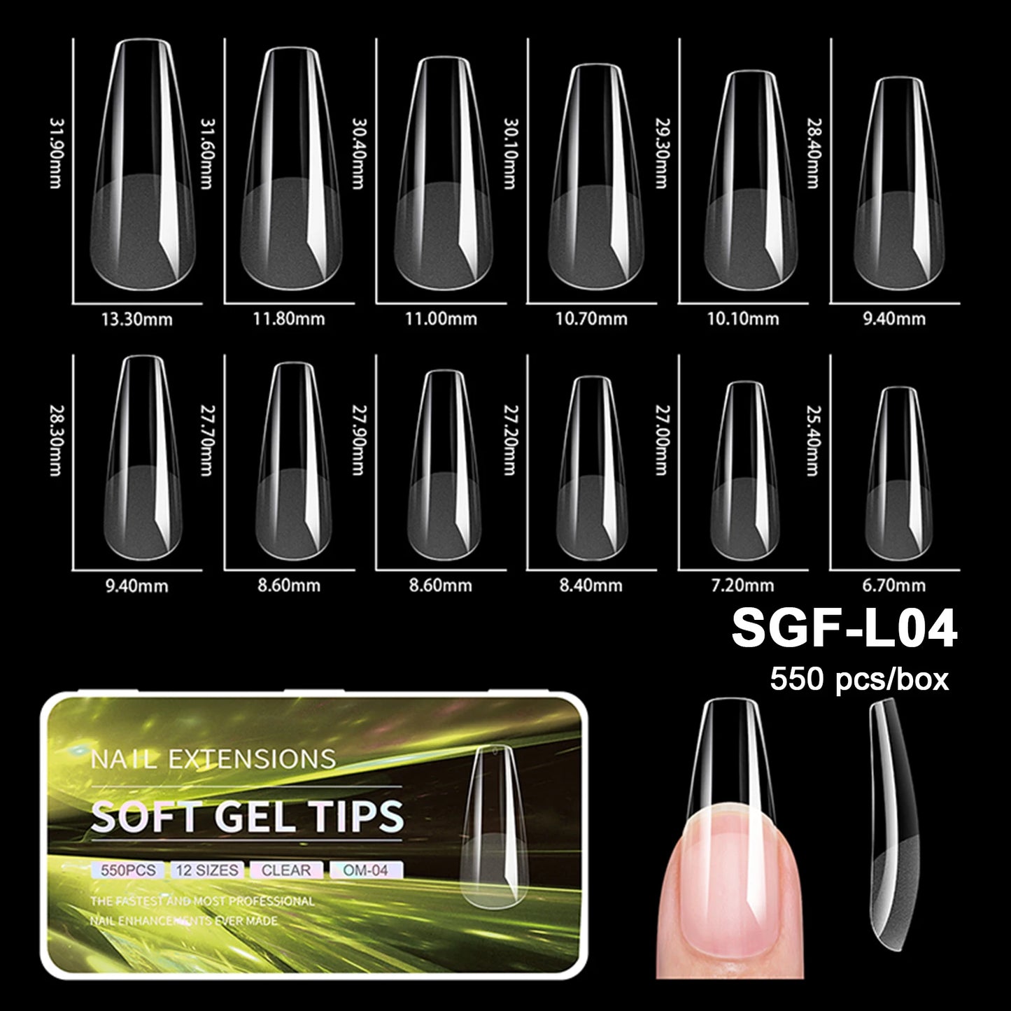 Boite faux Ongles à coller